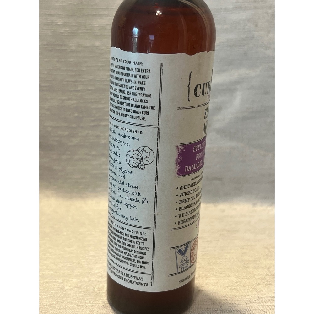 Curlsmith Shape Up Aqua Gel Weightless Styling Gel for Weak Damaged Hair 8oz - Picture 3 of 3